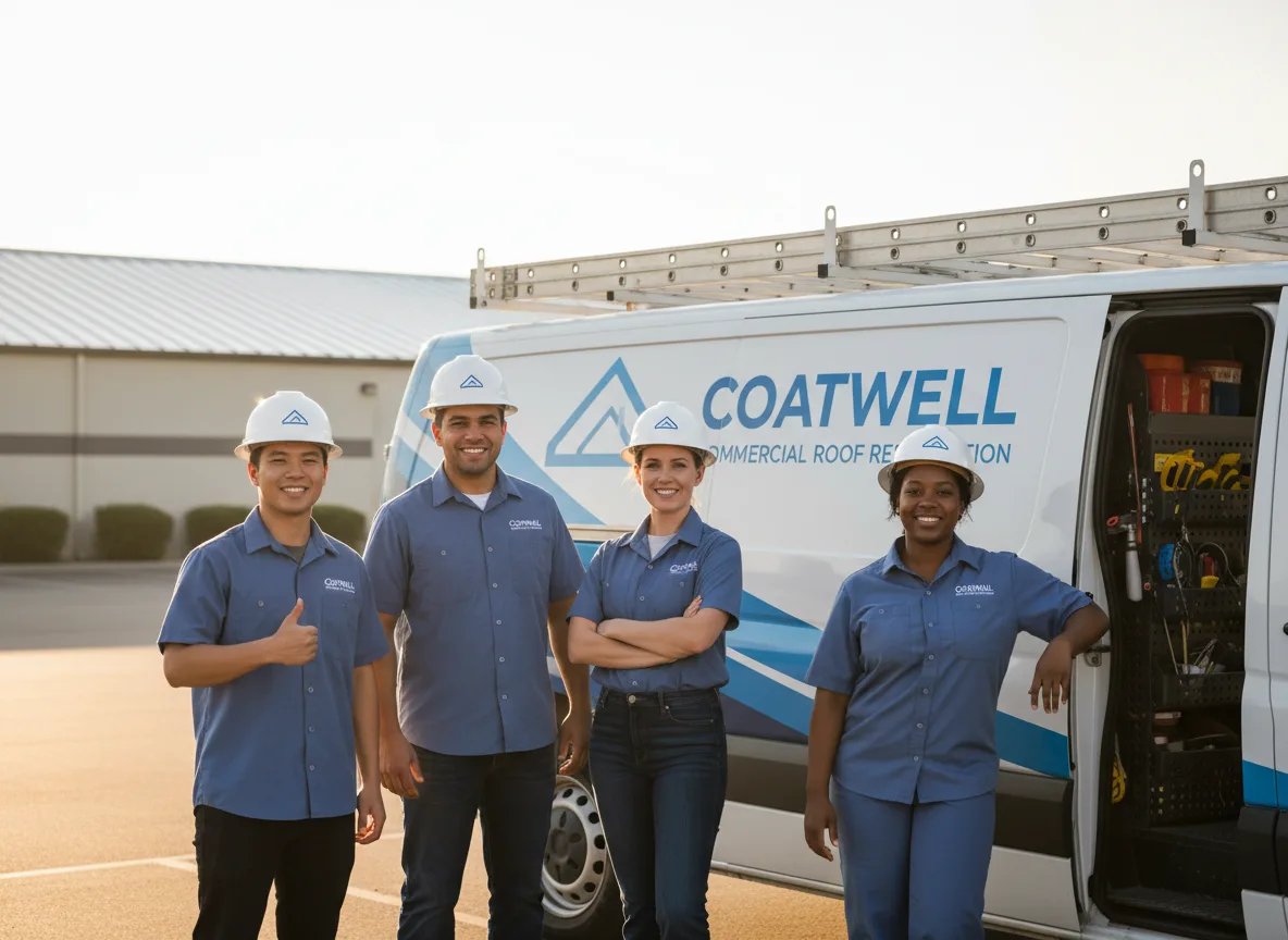 Commercial roof coating company in Haworth, OK